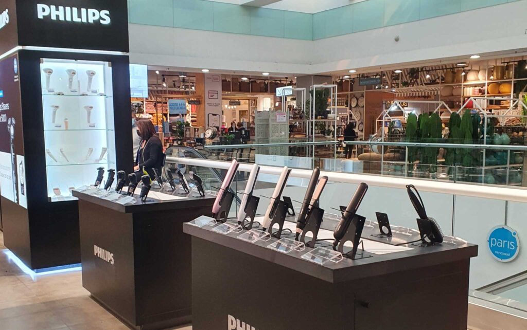 mobiliario retail para malls