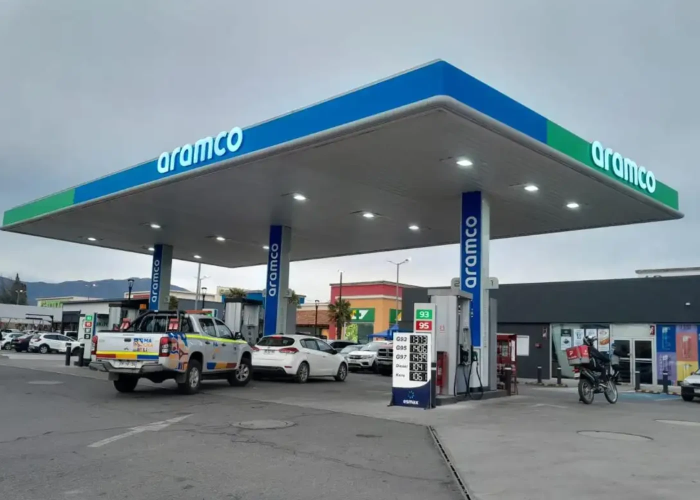 implementación de 15 locales con la nueva imagen Aramco