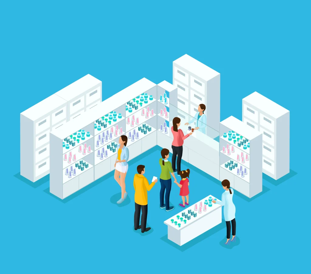 arquitectura retail para farmacias